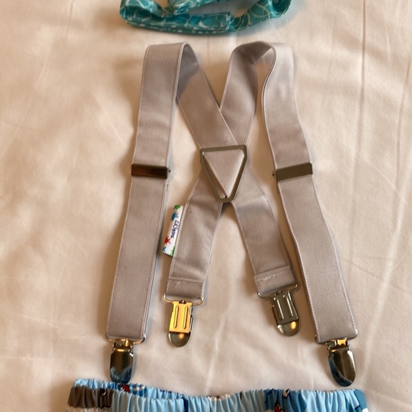 Handcrafted First Birthday/ Cake Smash Outfit - Picture 3 of 5